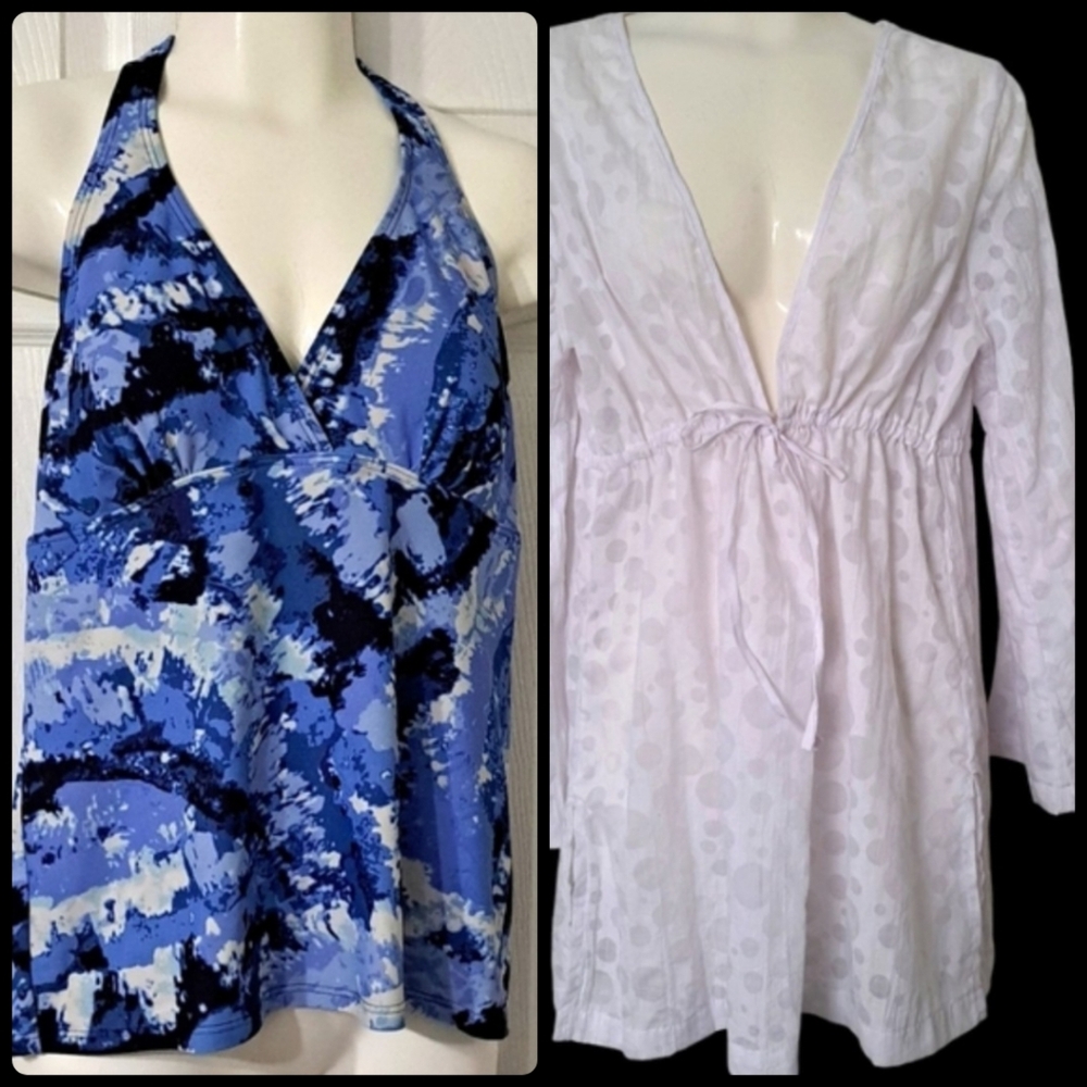 2for1 Beach Bundle - Christina Swim Top & CoverUp